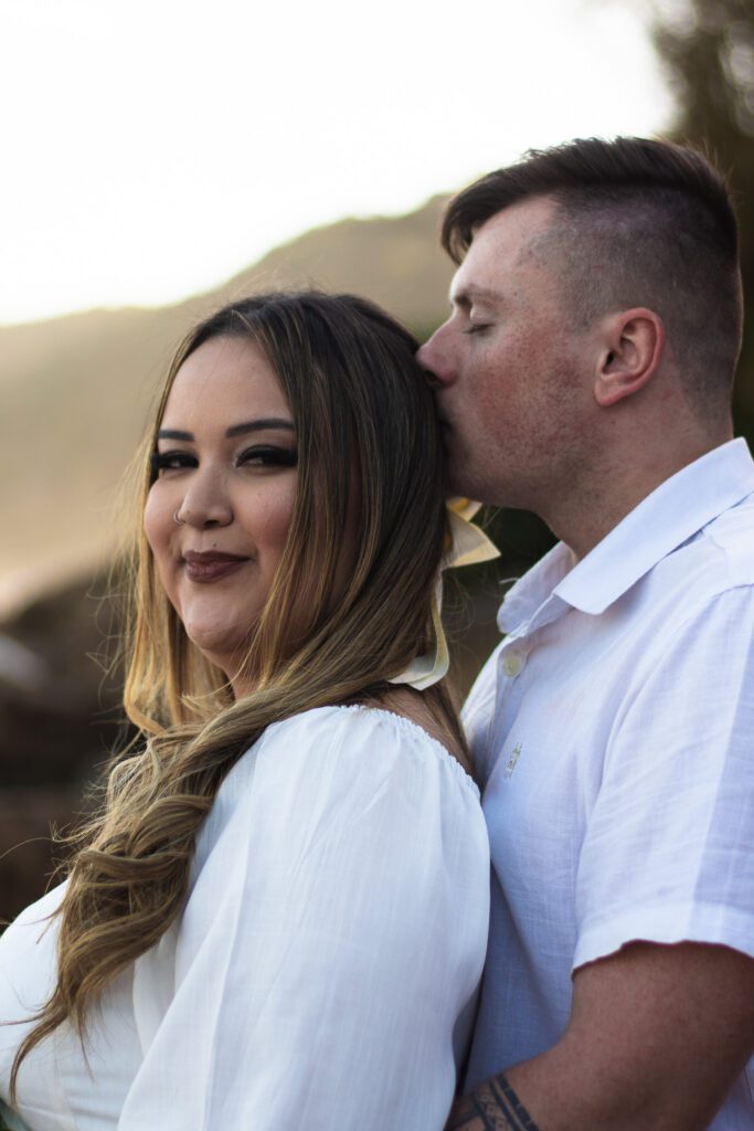 Ensaio Fotográfico Pré Wedding na praia feito pelo fotógrafo de São Paulo Guilherme Marques Fotografia de casal Ensaio de casal