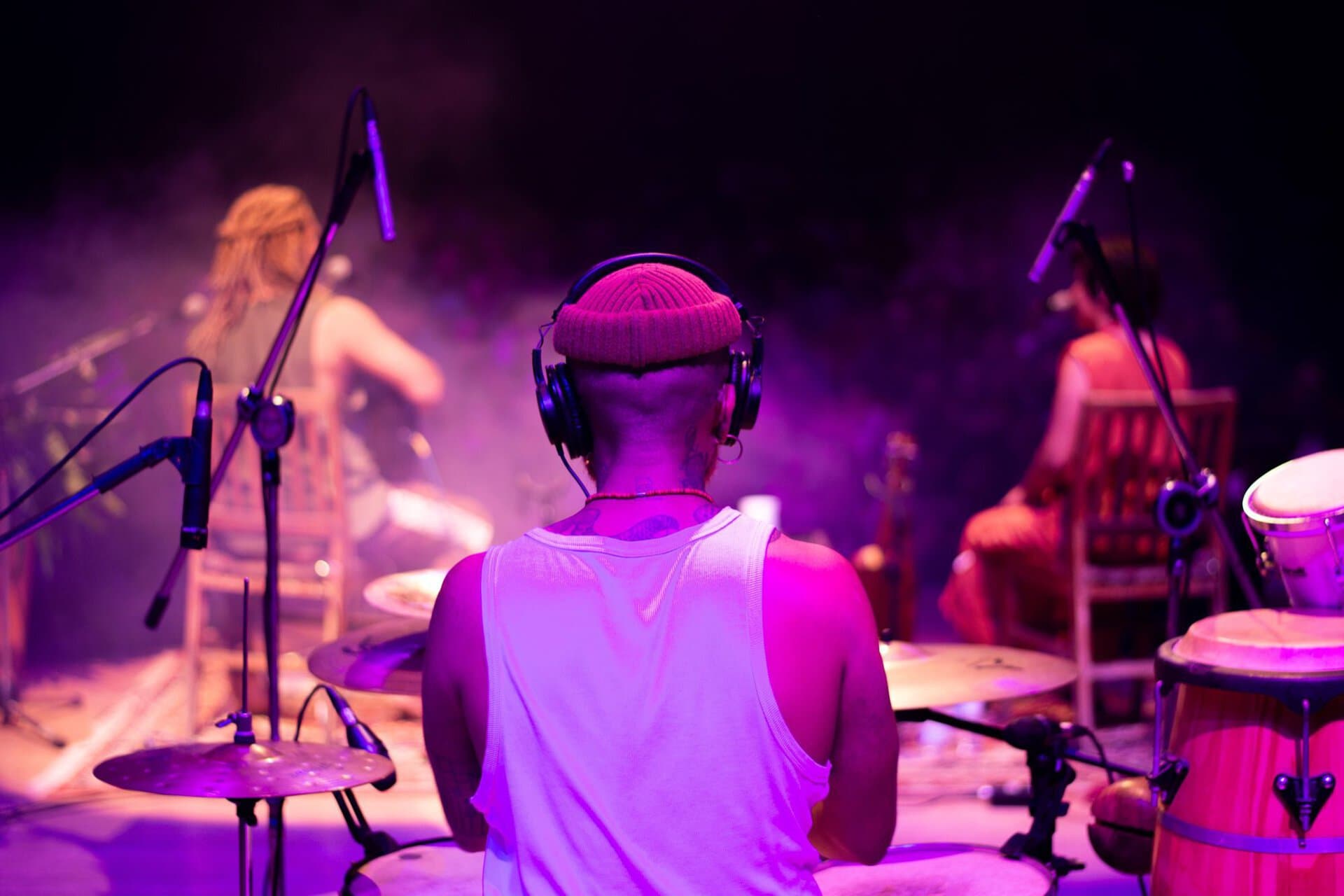 Fotografia de Show Registros fotográficos da Banda Planeta Gru acompanhando o show da Banda Família Cristal no Teatro Flávio Império em São Paulo 1