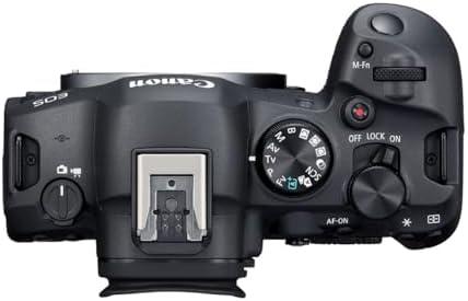 Canon Câmera mirrorless EOS R6 Mark II (apenas corpo), câmera full-frame, sensor CMOS de 24,2 megapixels, recursos de foto e vídeo, preto Canon Câmera mirrorless EOS R6 Mark II (apenas corpo), câmera full-frame, sensor CMOS de 24,2 megapixels, recursos de foto e vídeo, preto
