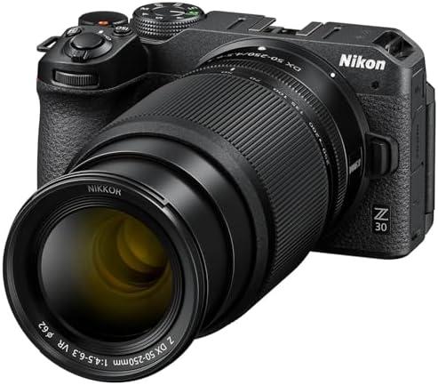         Nikon Z 30 com duas lentes | Nossas fotos/câmera de vídeo sem espelho mais compactas e leves com lentes grande-angular e teleobjetiva | Modelo Nikon USA       