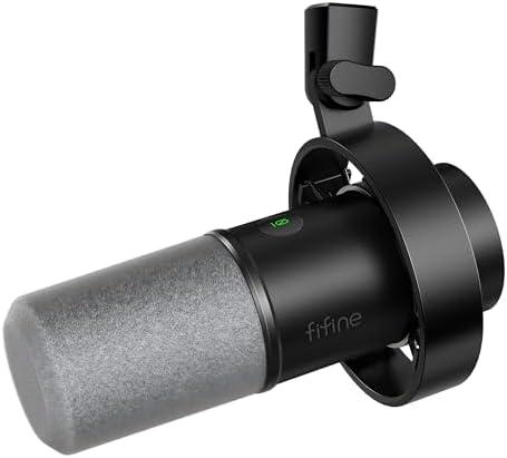 Microfone profissional para gravações de alta qualidade em fotos e vídeos.
