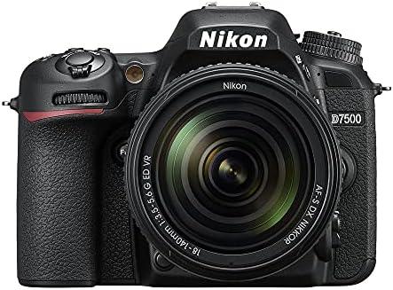         Nikon D7500 KIT 18-140mm VR - 20MP Câmera Digital DSLR Preta       