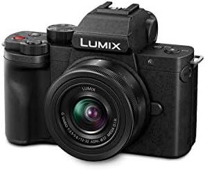 Câmera sem espelho Panasonic LUMIX G100 4k para foto e vídeo, microfone embutido com rastreamento, sistema de lentes intercambiáveis Micro Four Thirds, lente de 12 a 32 mm, sensor híbrido de 5 eixos Câmera sem espelho Panasonic LUMIX G100 4k para foto e vídeo, microfone embutido com rastreamento, sistema de lentes intercambiáveis Micro Four Thirds, lente de 12 a 32 mm, sensor híbrido de 5 eixos