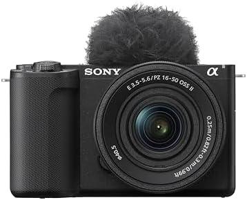 Sony Alpha ZVE10 II - Câmera para criadores de conteúdo sem espelho com lente intercambiável APS-C - preta - com lente Sony Alpha ZVE10 II - Câmera para criadores de conteúdo sem espelho com lente intercambiável APS-C - preta - com lente