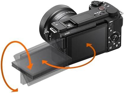 Sony Alpha ZVE10 II - Câmera para criadores de conteúdo sem espelho com lente intercambiável APS-C - preta - com lente Sony Alpha ZVE10 II - Câmera para criadores de conteúdo sem espelho com lente intercambiável APS-C - preta - com lente