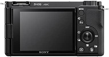 Sony Alpha ZV-E10L - Câmara vlog sem espelho de lentes intercambiáveis com lente de kit Power Zoom de 16-50 mm f/3,5-5,6, ecrã de ângulo variável para vlogging, cor preta Sony Alpha ZV-E10L - Câmara vlog sem espelho de lentes intercambiáveis com lente de kit Power Zoom de 16-50 mm f/3,5-5,6, ecrã de ângulo variável para vlogging, cor preta