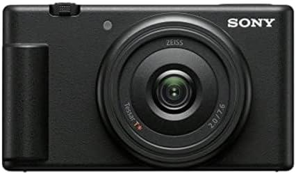         Sony Câmera Vlog ZV-1F para criadores de conteúdo e vloggers preta       
