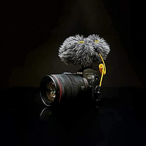         Microfone de Micro Cápsula Duo Deity V-Mic D4 Duo, Micro Câmera de montagem de espingarda, Gravação Mono/Estéreo Dupla, Microfone Plug and Play com Suporte Rycote para DSLRs, Câmeras, Smartphones       