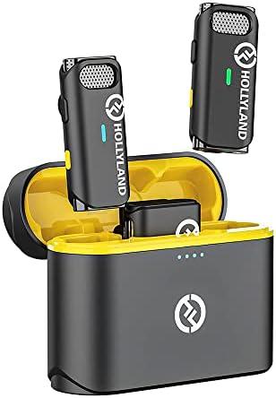 Microfone Sem Fio Lark M1 Sistema Microfone de Lapela Bateria até 8 Horas Design Compacto Compatibilidade Câmera Android e Ios Preto Microfone Sem Fio Lark M1 Sistema Microfone de Lapela Bateria até 8 Horas Design Compacto Compatibilidade Câmera Android e Ios Preto
