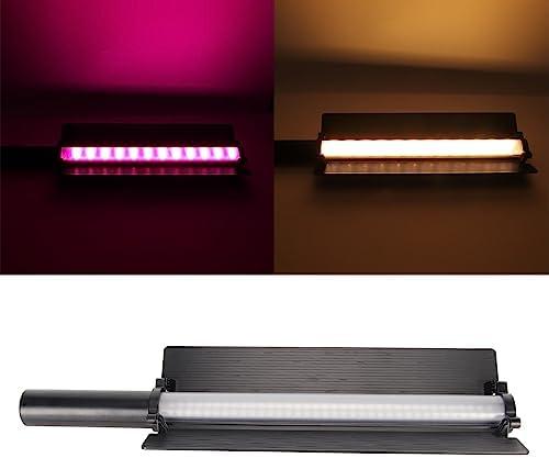         Bastão de luz de vídeo LED RGB, bastão de luz LED portátil com controle de aplicativo, bastão de varinha de vídeo de 360 graus 5480LX 2500 a 9900K 24 efeitos para fotografia       